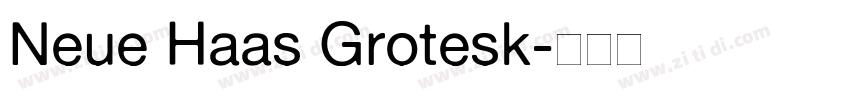Neue Haas Grotesk字体转换